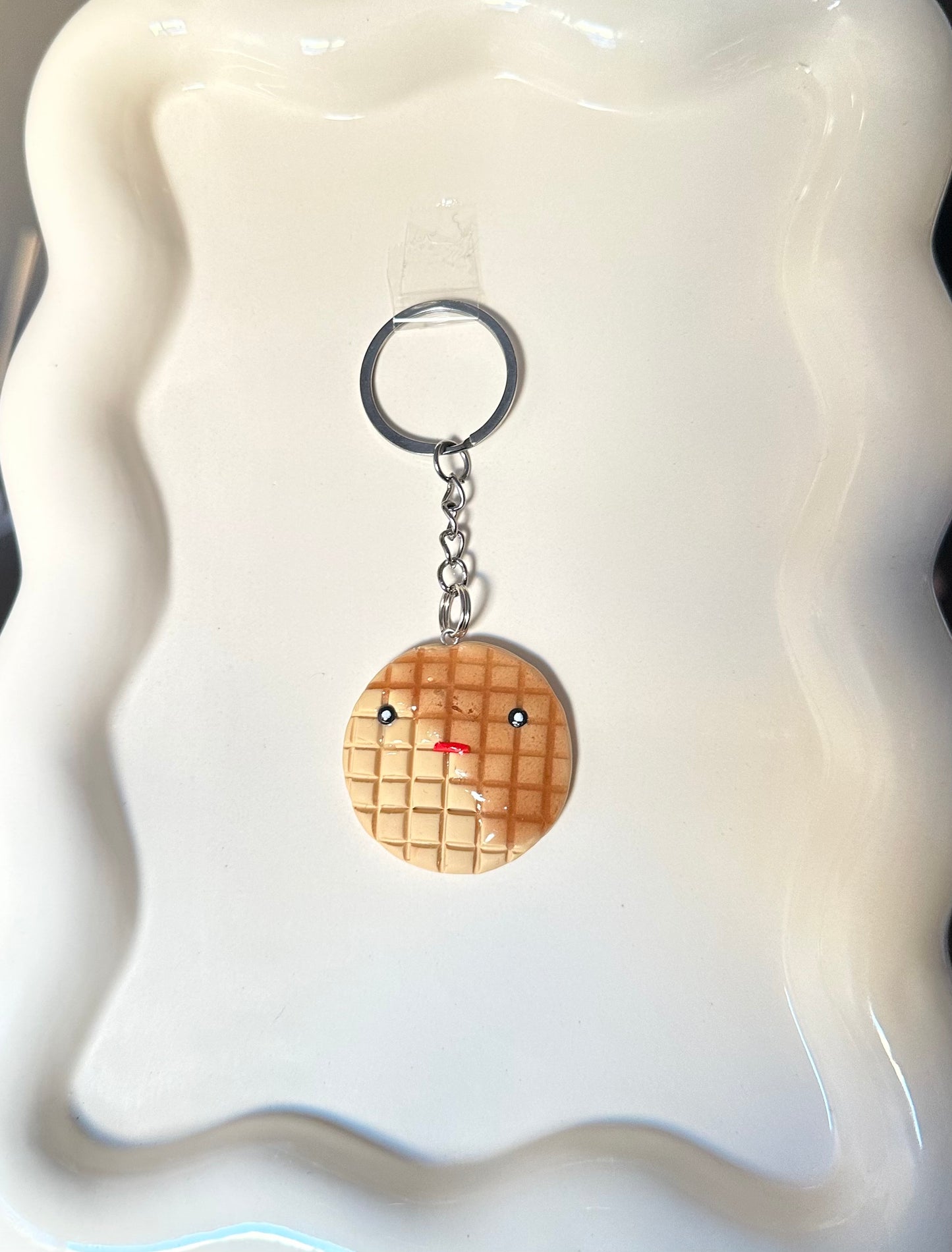 Waffle Keychain