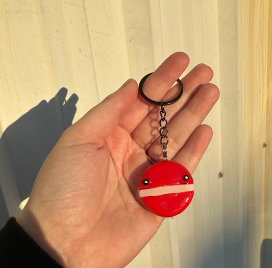 Mini Cheese Wheel Keychain