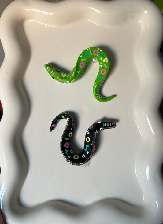 Retro Eel Figurines