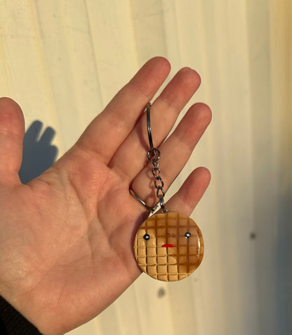 Waffle Keychain