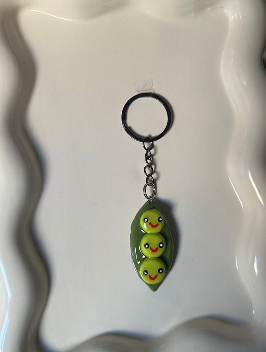 Peas Keychain